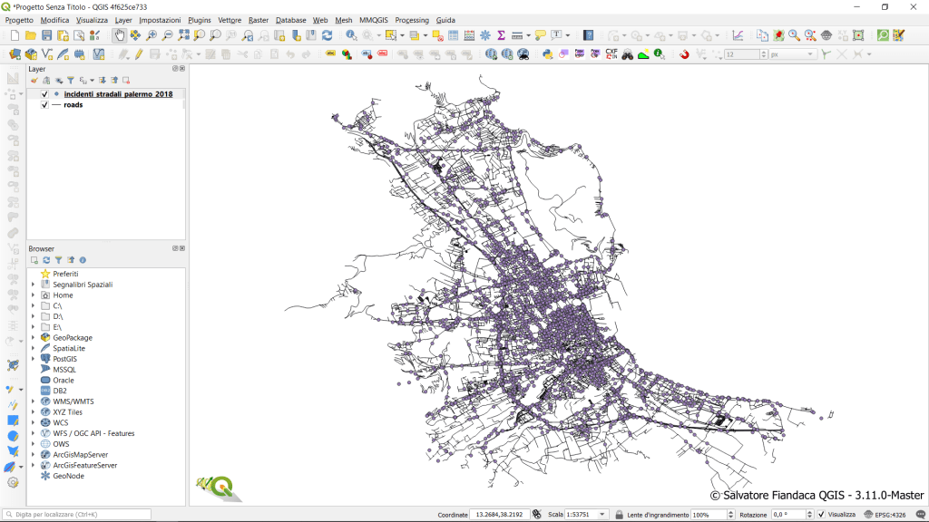 Screenshot QGIS